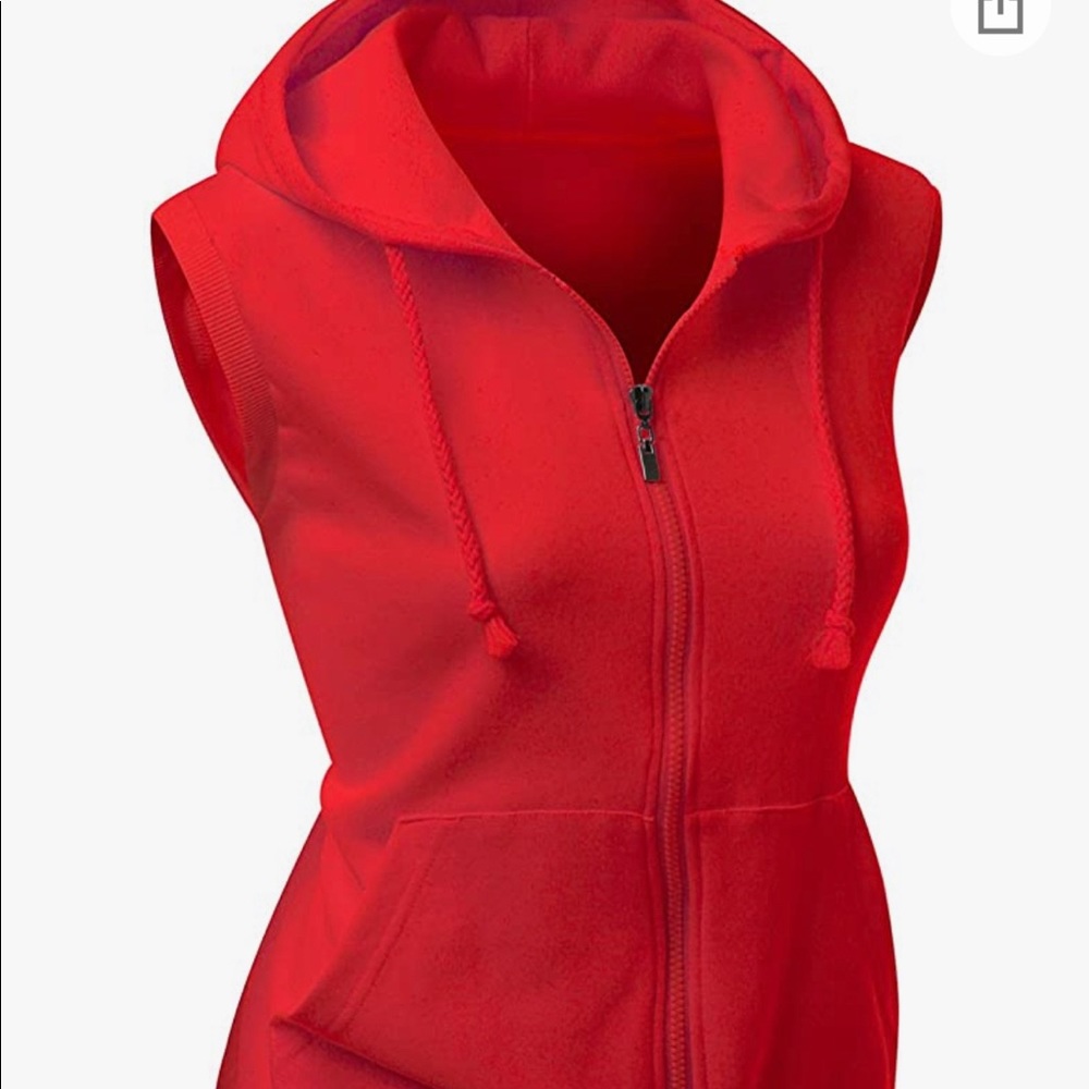 🌷3/$25 🌷Xpril Women's High Quality Cotton Zip Up Hoodie Vest